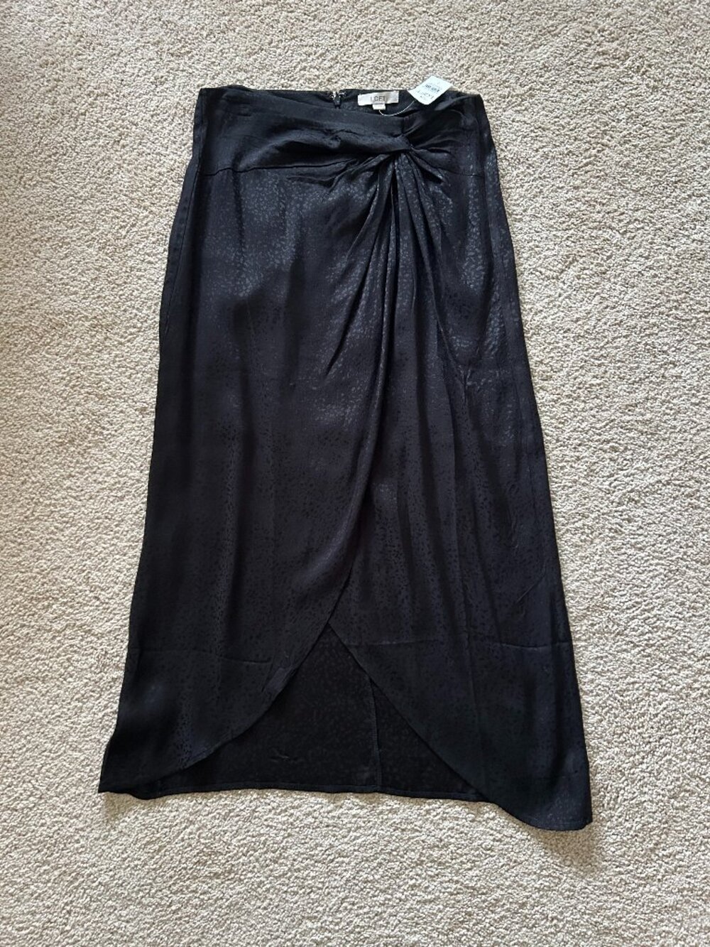Loft black skirt